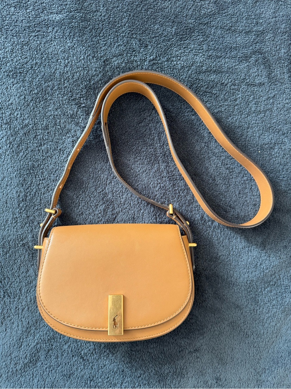 Polo Ralph Lauren ID mini saddle crossbody bag